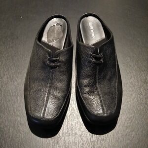 Eurostep Slip On Size 7.5 M Black‎ Leather